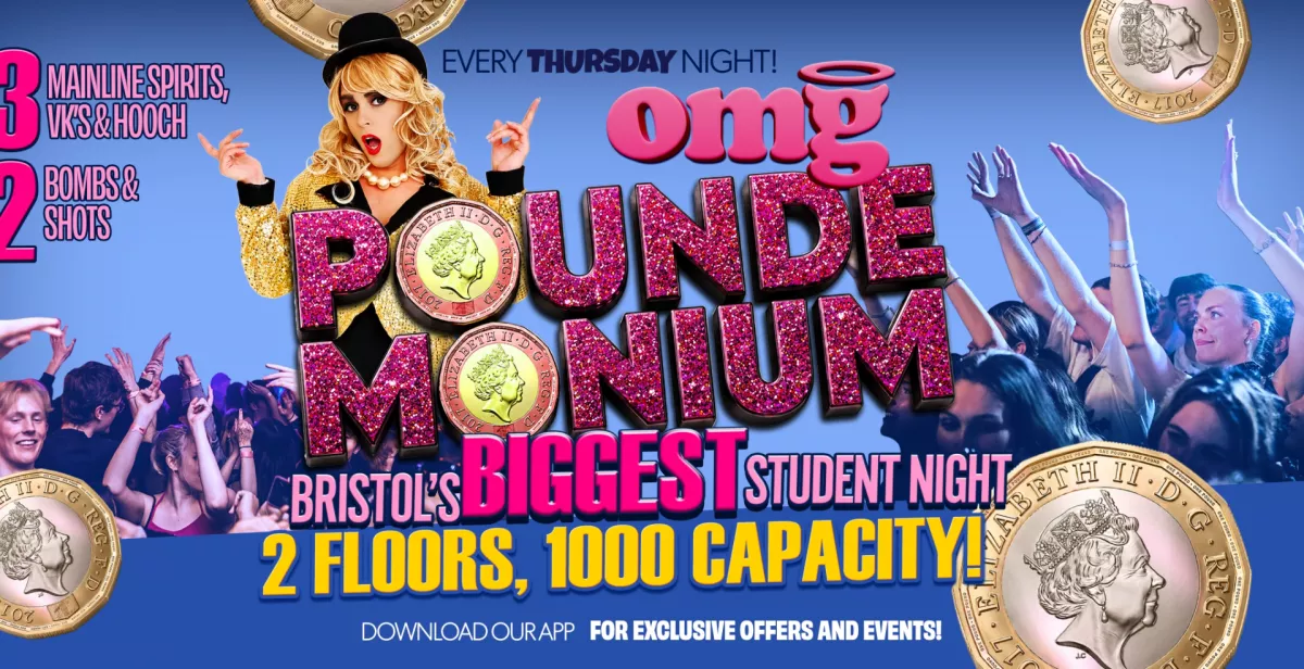 Poundemonium, OMG Club, city centre — Bristol club night